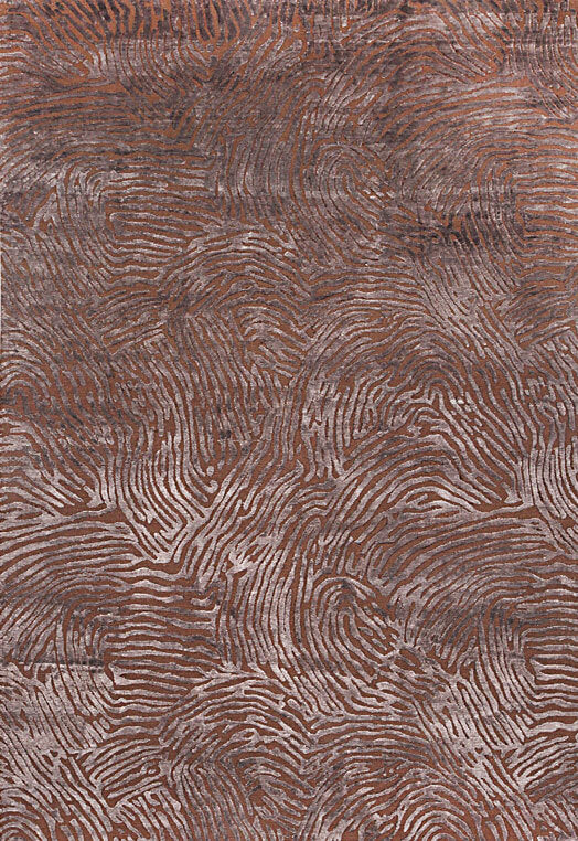 Luxury hand knotted carpet made from Wool & Bamboo Silk