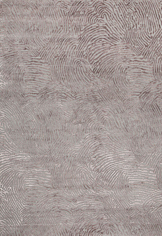Luxury hand knotted carpet made from Wool & Bamboo Silk