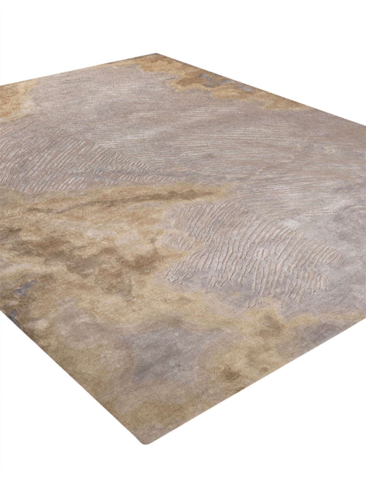 Luxury carpet in TAUPE GOLD color and 4'6" x 6'6" size