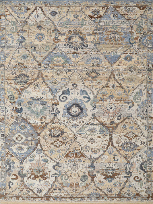 Luxury hand knotted carpet made from 100% Wool