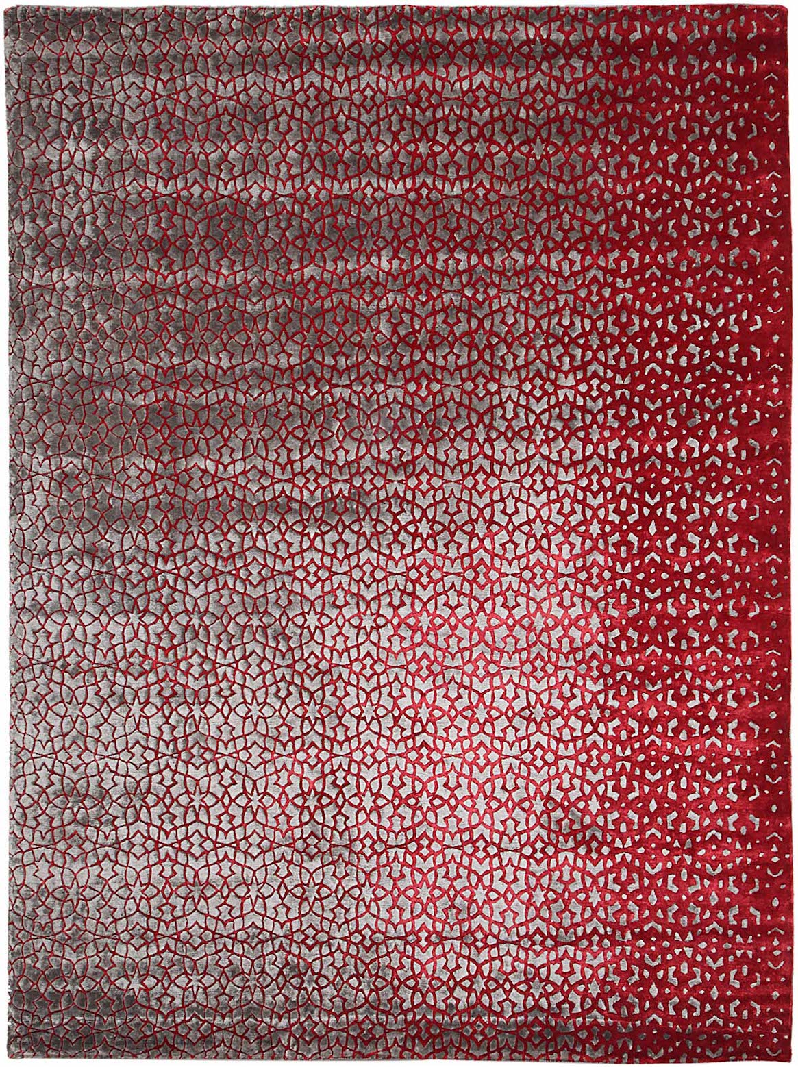 Luxury hand knotted carpet made from Botanical Silk