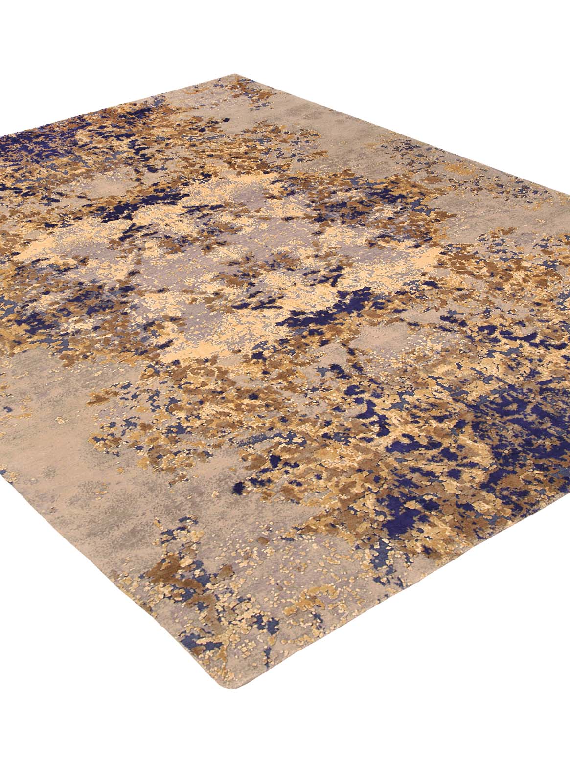 Luxury carpet in Purple Gold color and 6' x 9' size
