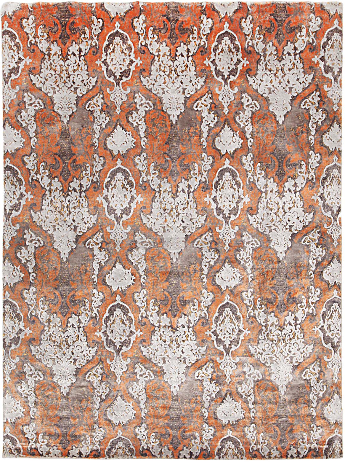 Luxury hand knotted carpet made from Botanical Silk