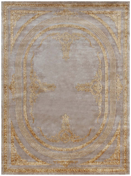 Luxury hand knotted carpet made from Botanical Silk
