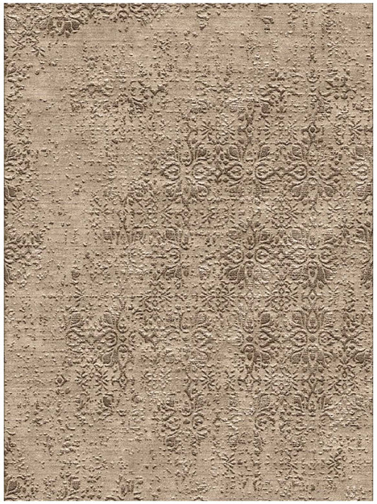 Luxury hand knotted carpet made from Wool & Bamboo Silk