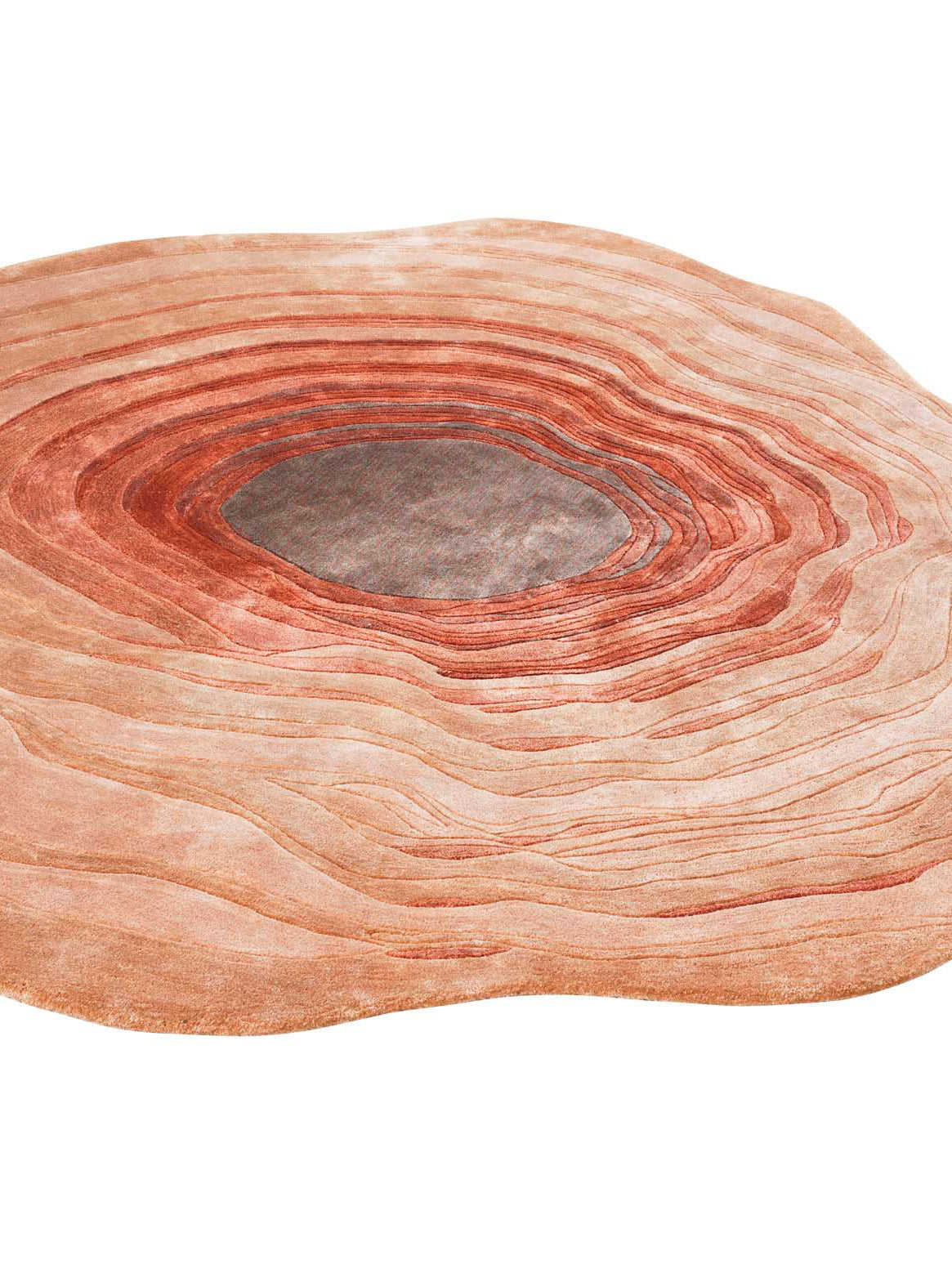 Luxury carpet in Coral color and Custom Size