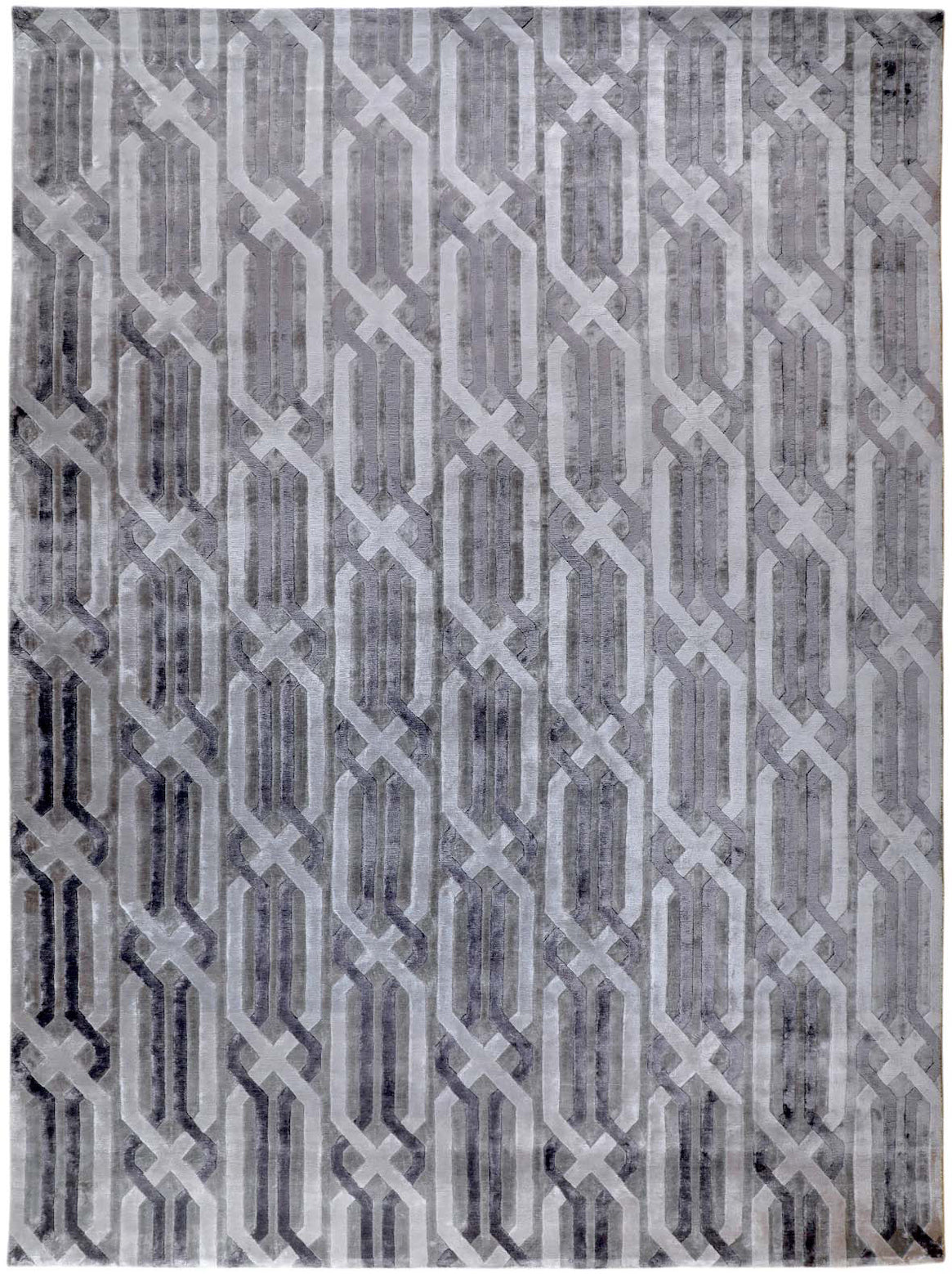 Luxury hand knotted carpet made from Botanical Silk