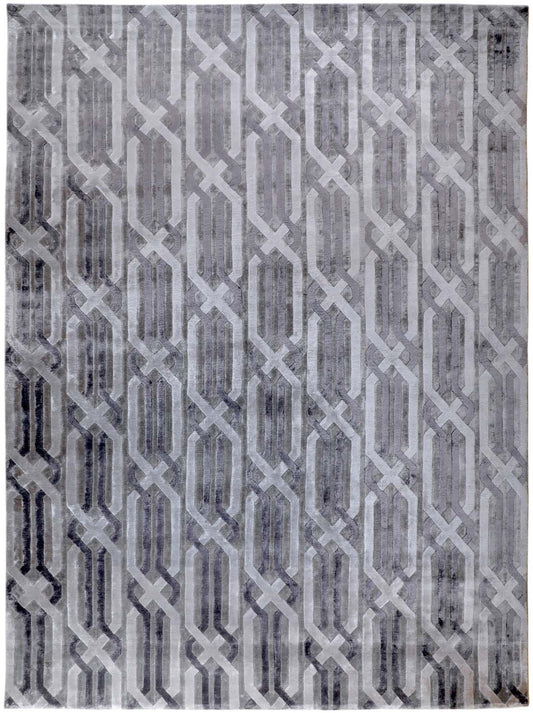 Luxury hand knotted carpet made from Botanical Silk