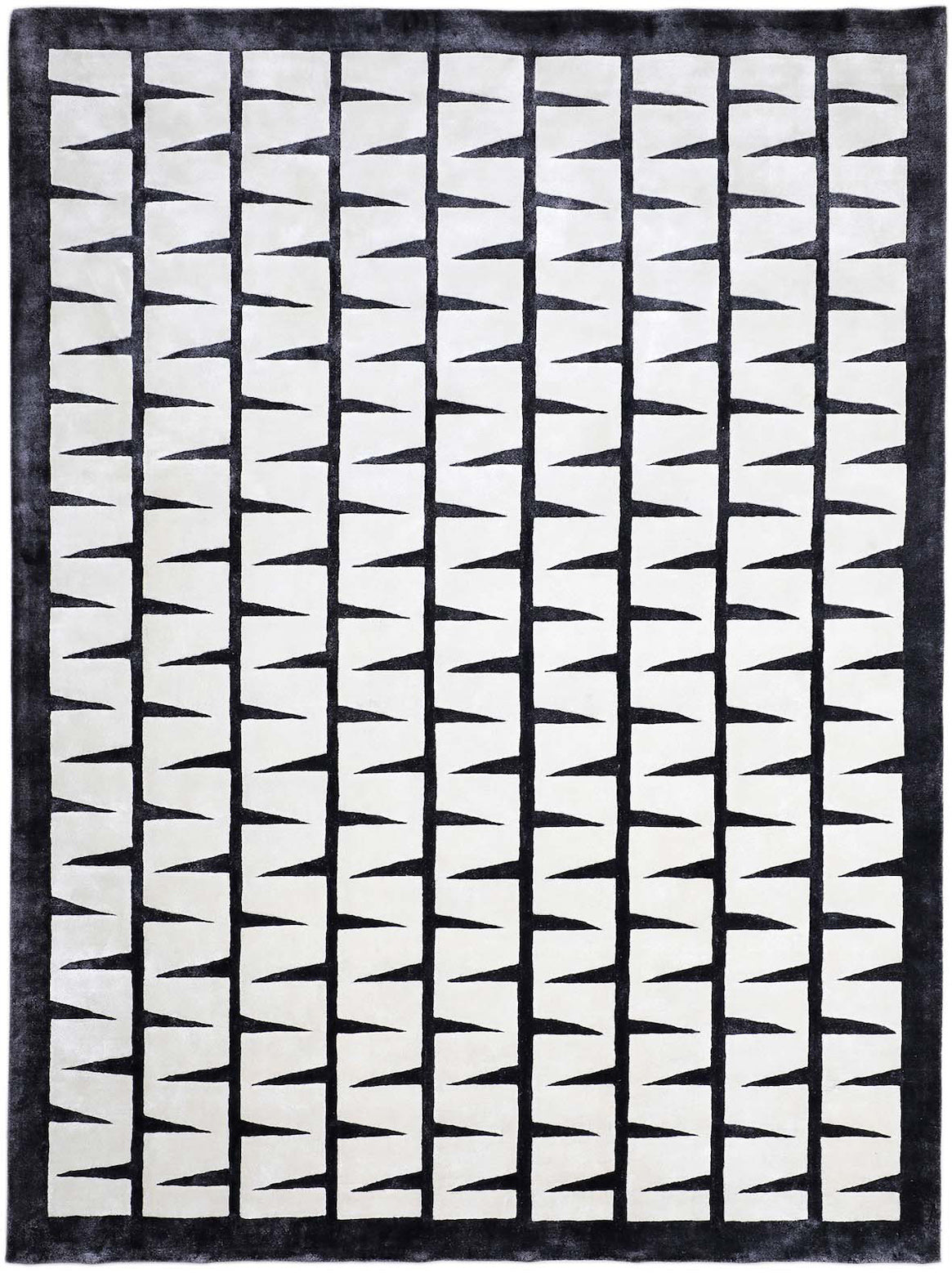 Luxury hand tufted carpet made from 100% Botanical Silk
