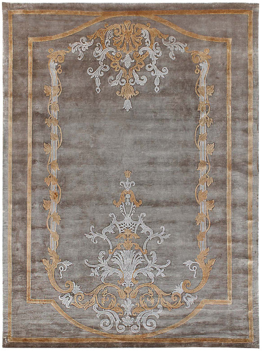 Luxury hand knotted carpet made from Botanical Silk