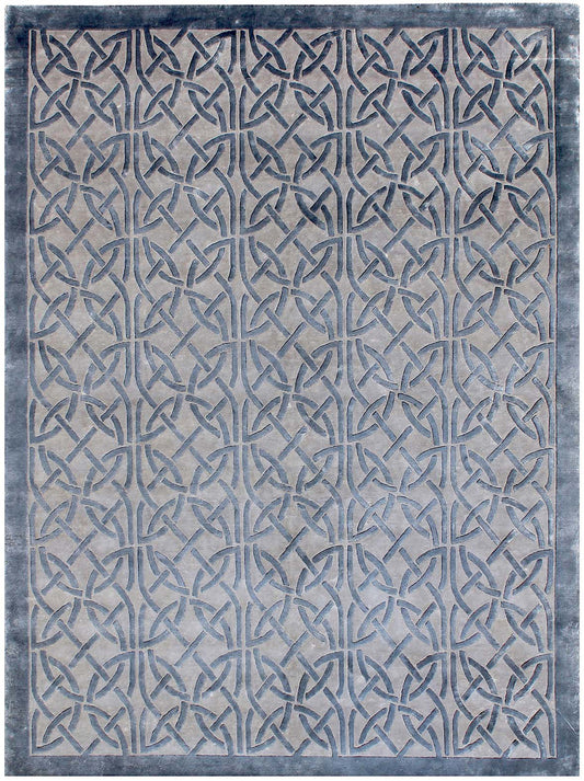 Luxury hand knotted carpet made from Botanical Silk