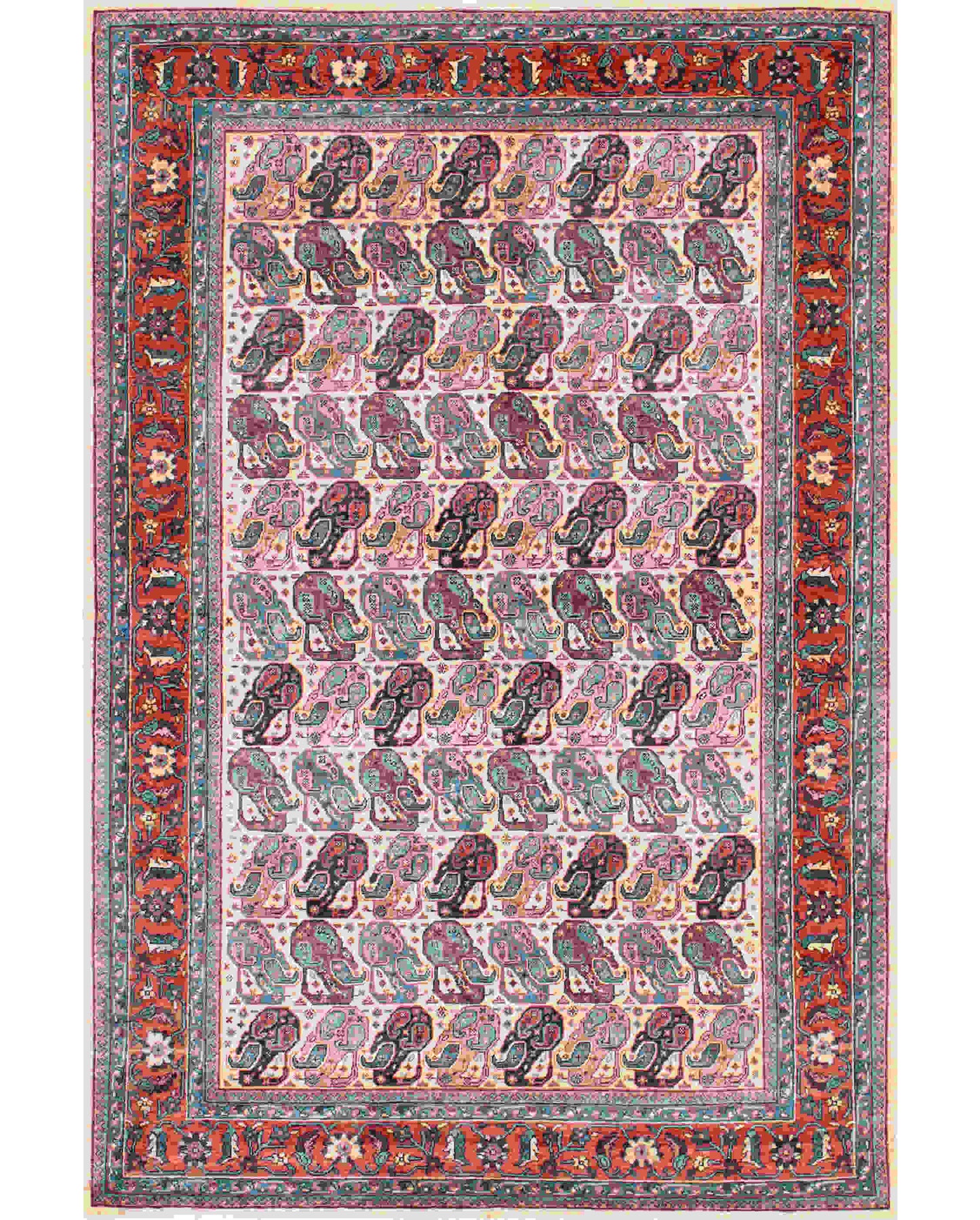 Luxury hand knotted carpet made from 100% Wool