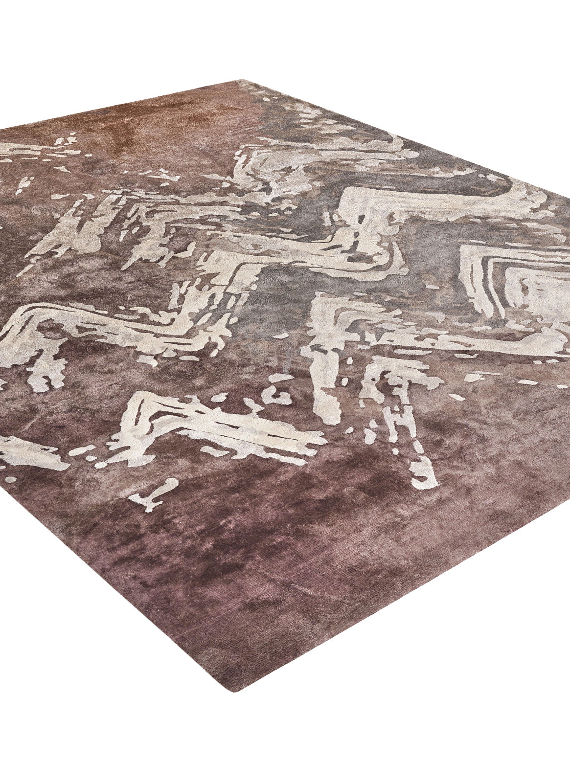 Luxury carpet in LAVENDER GREY color and 4'6" x 6'6" size