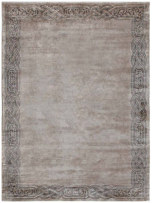 Luxury hand knotted carpet made from Botanical Silk