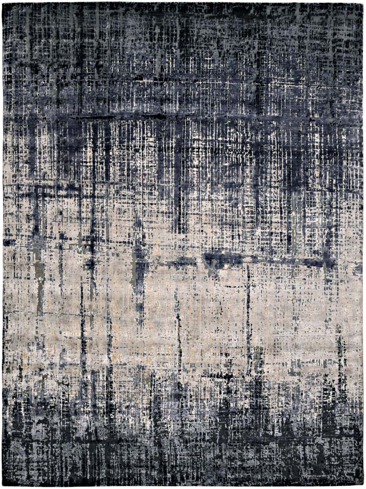 Luxury hand knotted carpet made from Wool & Bamboo Silk