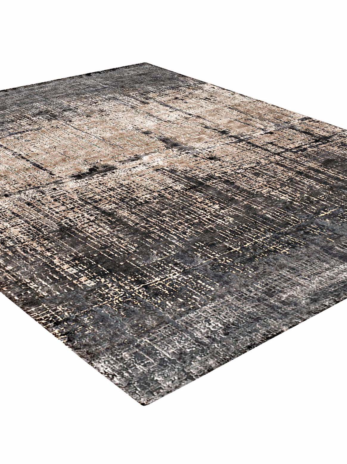 Luxury carpet in Charcoal Beige color and 8' x 10' size