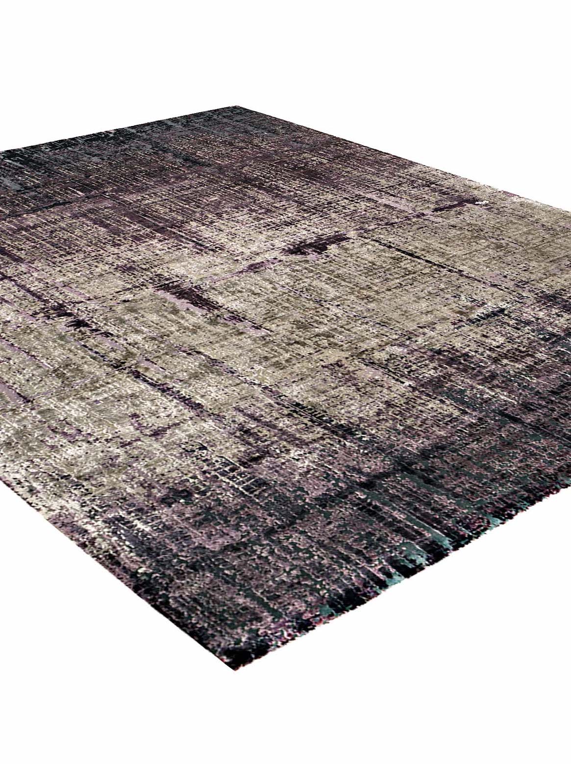 Luxury carpet in Purple color and 8' x 10' size