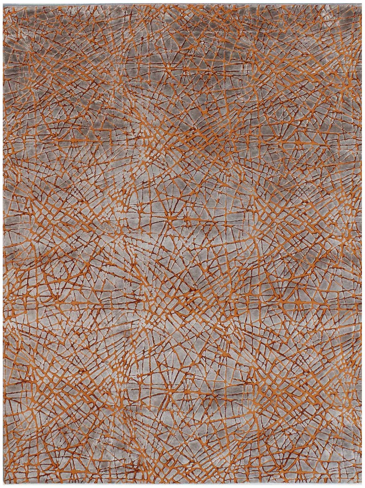 Luxury hand knotted carpet made from Wool & Botanical Silk