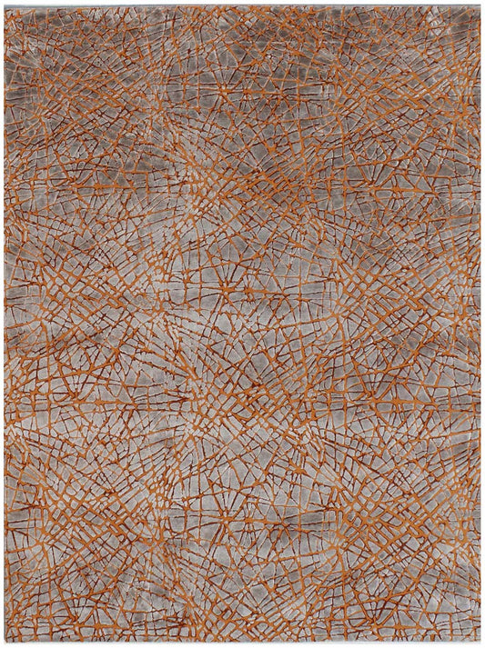 Luxury hand knotted carpet made from Wool & Botanical Silk