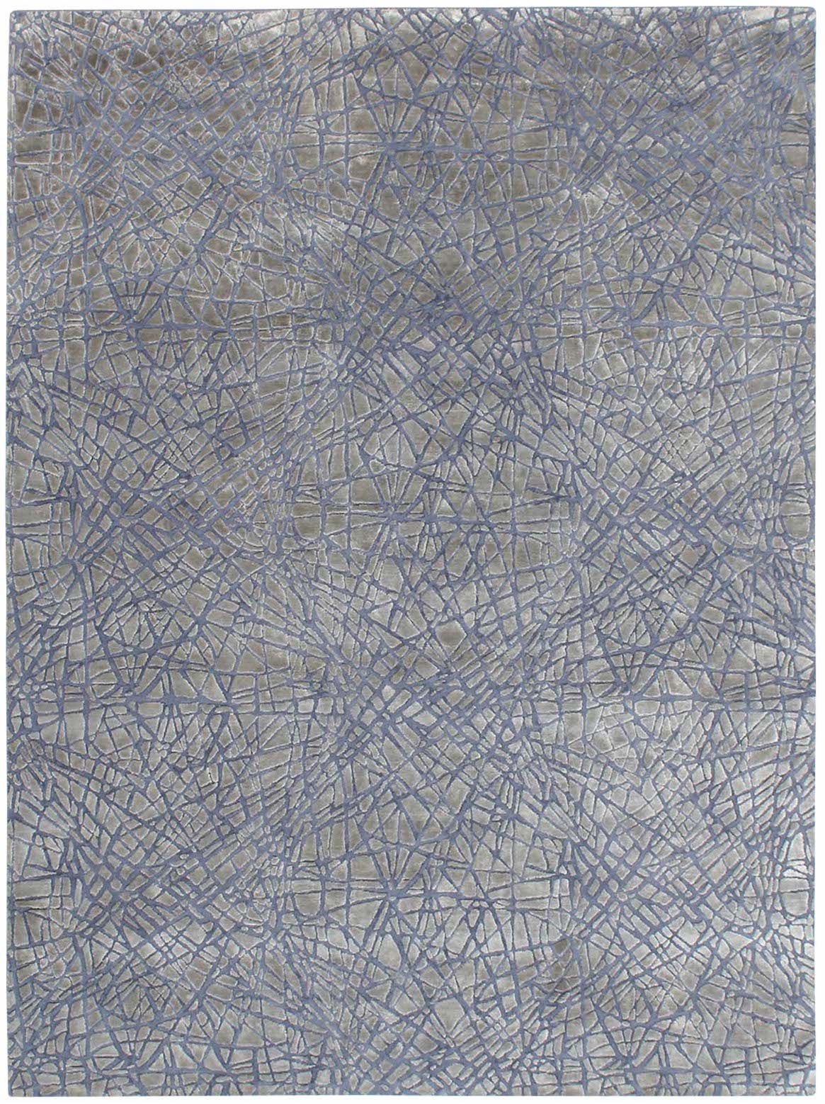 Luxury hand knotted carpet made from Wool & Botanical Silk