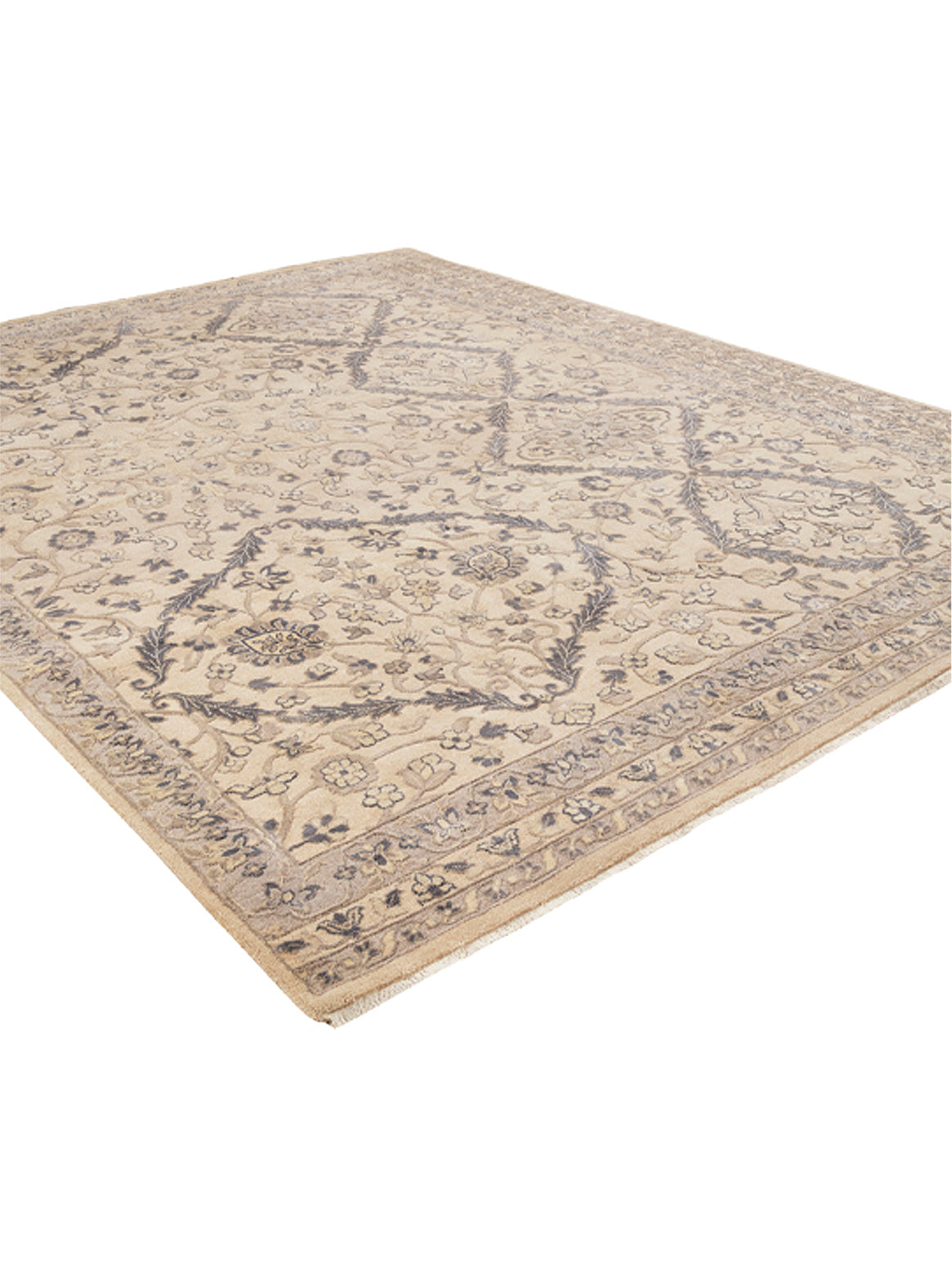 Luxury carpet in Blue color and 6' x 9' size