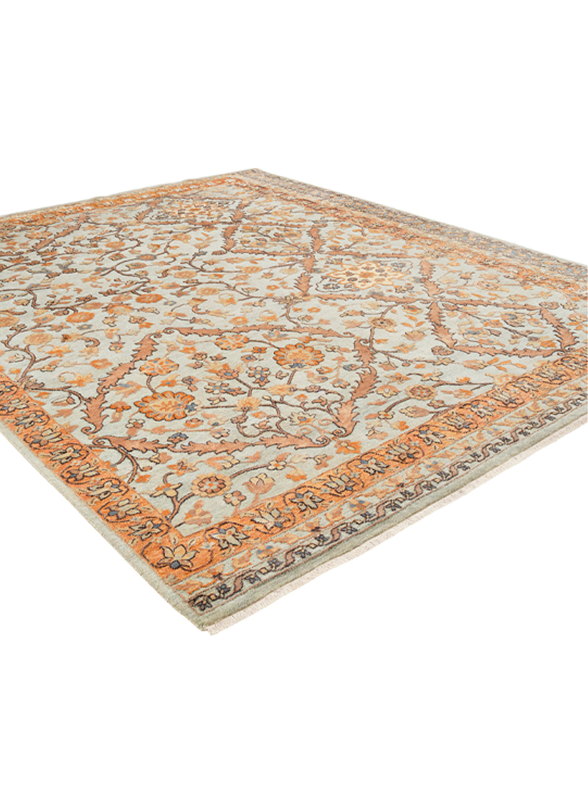 Luxury carpet in Emerald color and 6' x 9' size