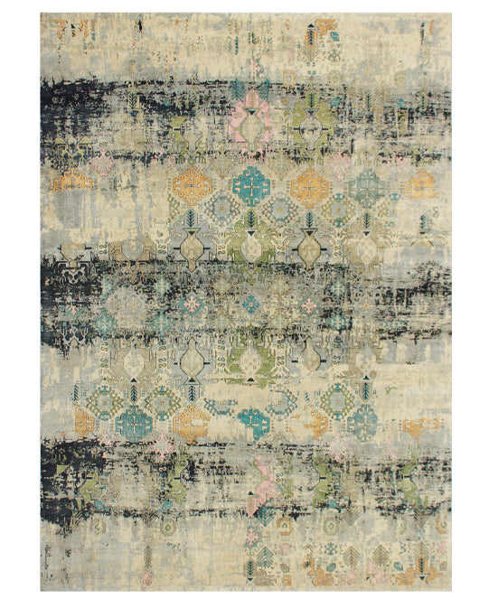 Luxury hand knotted carpet made from 100% Wool