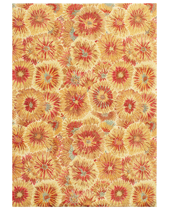 Luxury hand knotted carpet made from 100% Wool