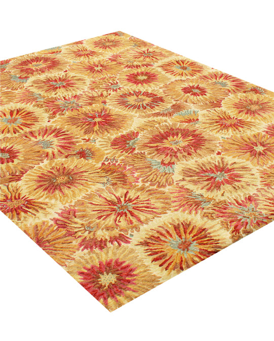 Luxury carpet in Multi color and 9' x 12' size
