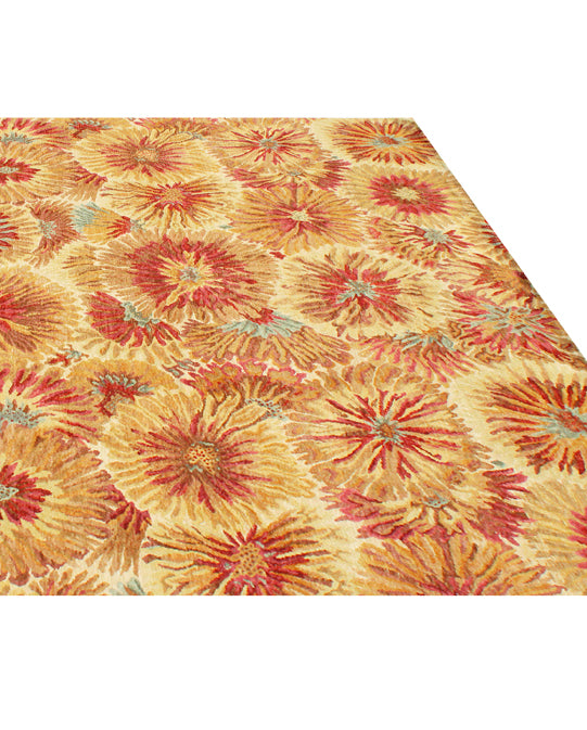 Luxury hand knotted carpet made from 100% Wool in multi color and 8' x 10' size