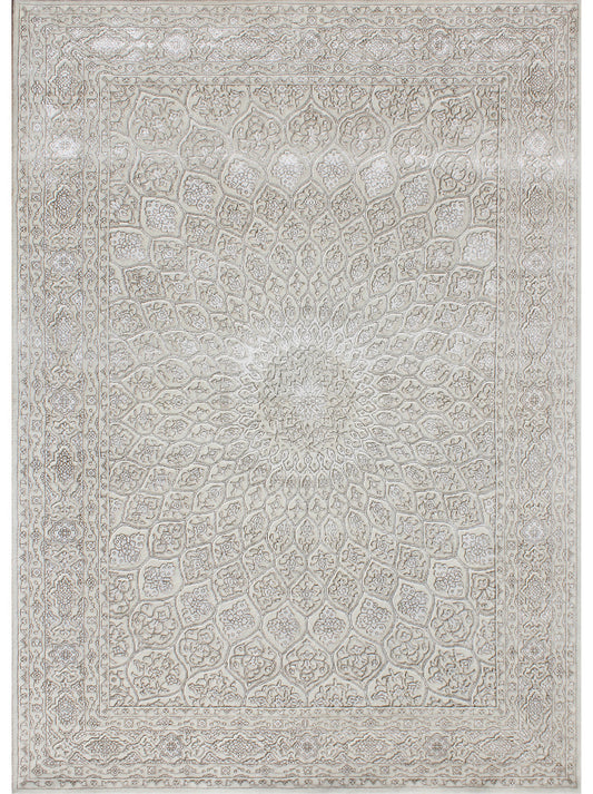 Luxury hand knotted carpet made from Wool & Bamboo Silk