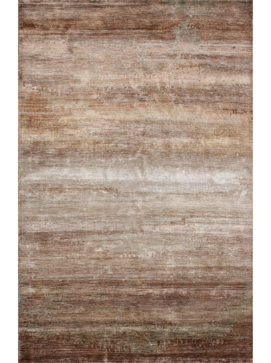 Luxury hand knotted carpet made from 100% Bamboo Silk