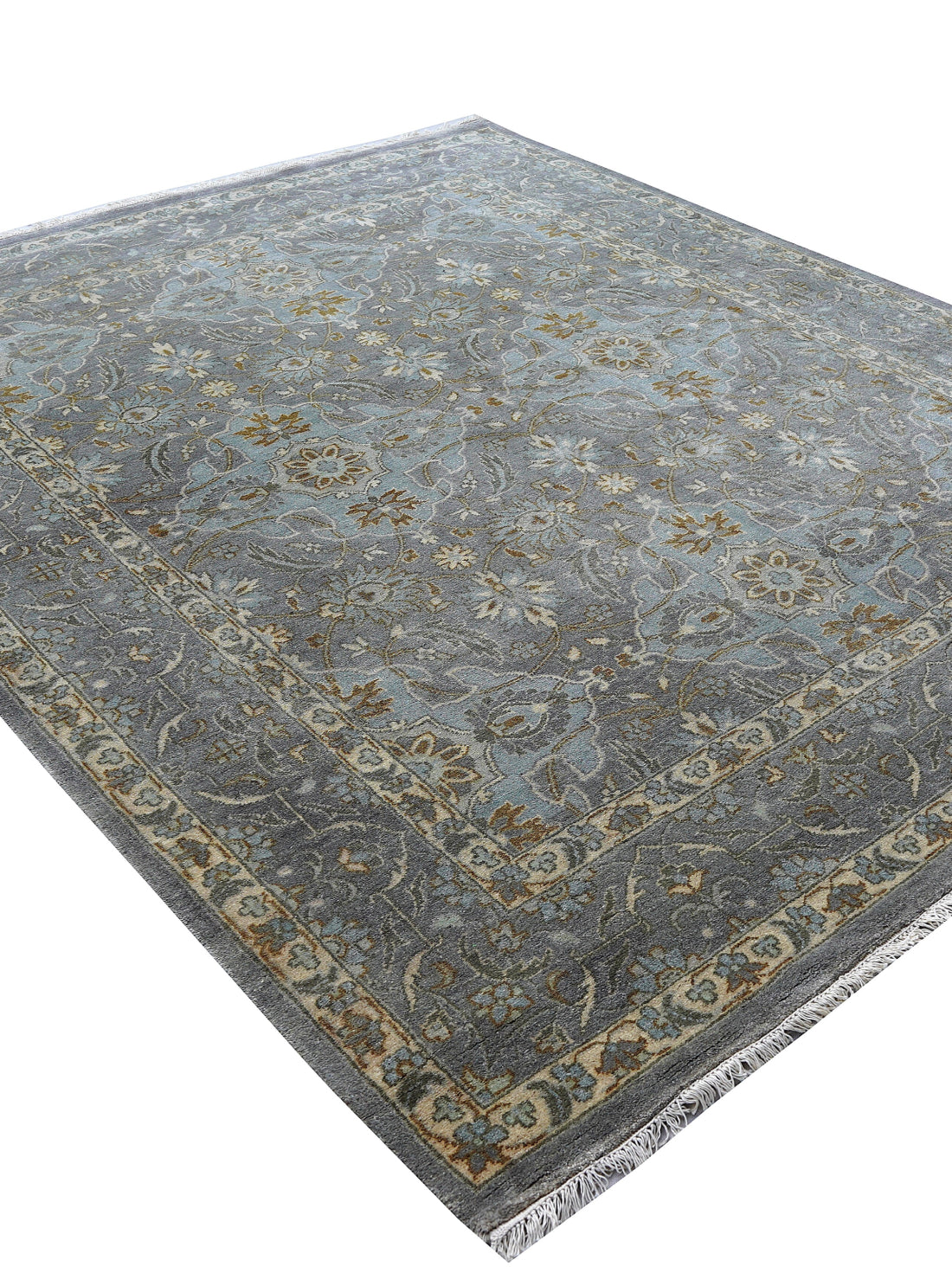 Luxury carpet in GREY MULTI color and Custom Size