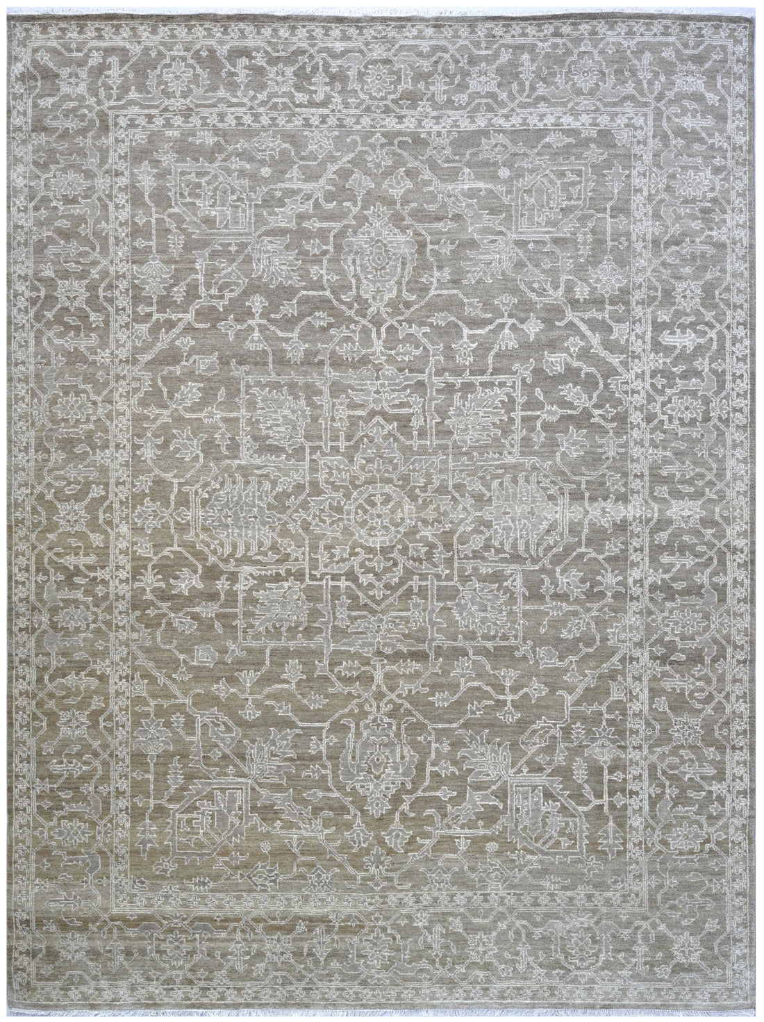 Luxury hand knotted carpet made from 100% Wool