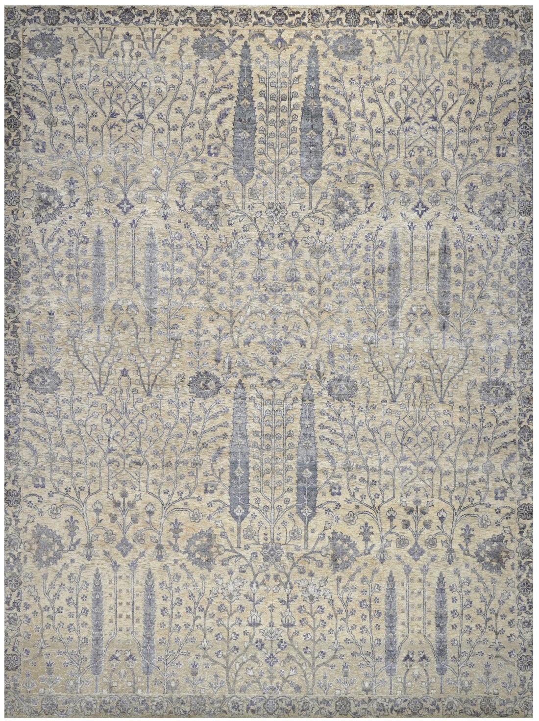 Luxury hand knotted carpet made from 100% Wool