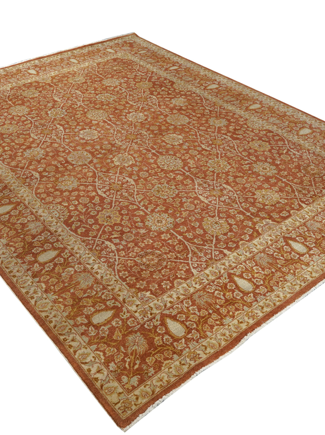 Luxury carpet in RUST color and Custom Size