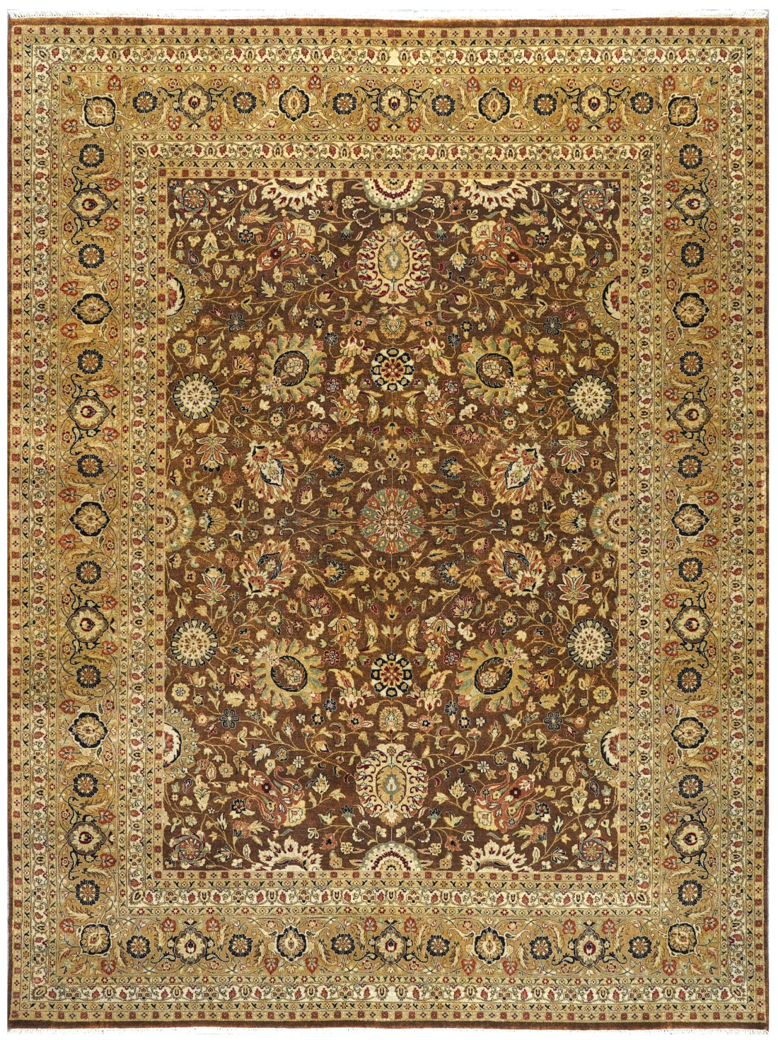 Luxury hand knotted carpet made from 100% Wool