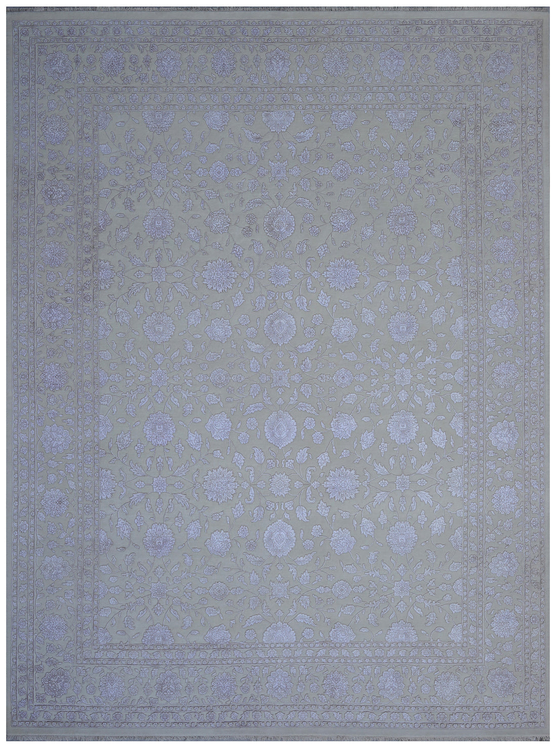 Luxury hand knotted carpet made from 100% Wool