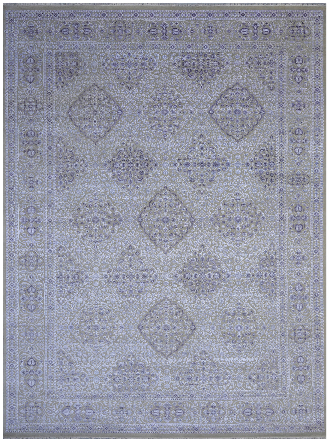 Luxury hand knotted carpet made from 100% Wool