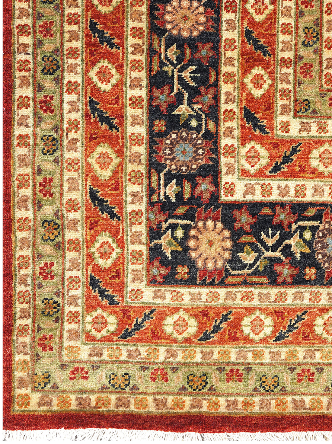 Luxury hand knotted carpet made from 100% Wool in assorted color and 8' x 10' size