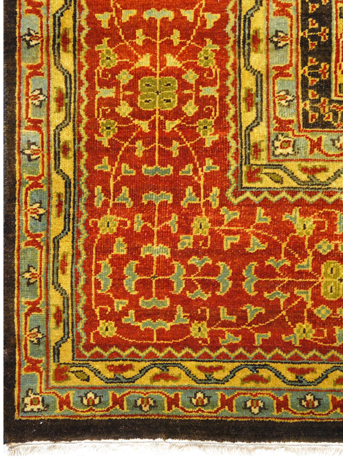 Luxury hand knotted carpet made from 100% Wool in assorted color and 9' x 12' size