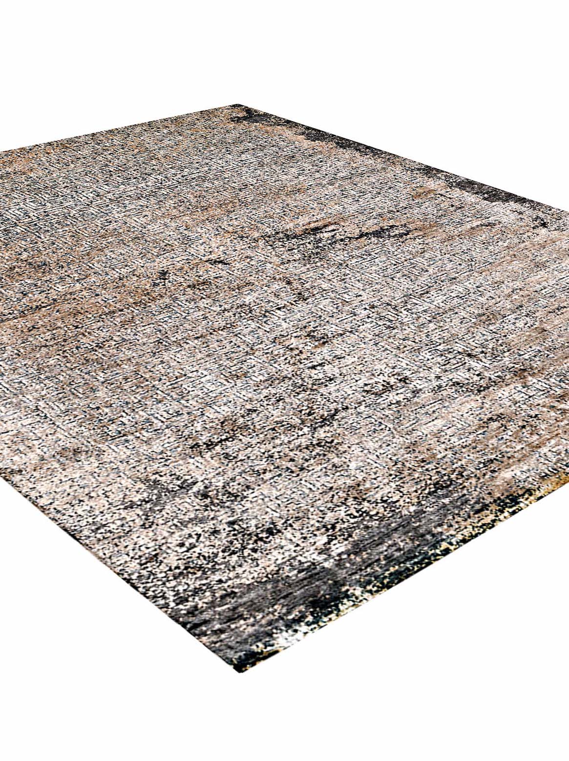 Luxury carpet in Beige Grey color and 6' x 9' size