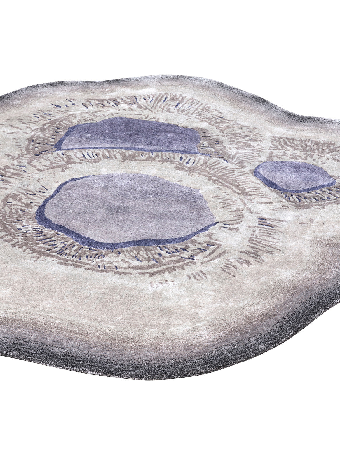 Luxury carpet in Violet color and Custom Size