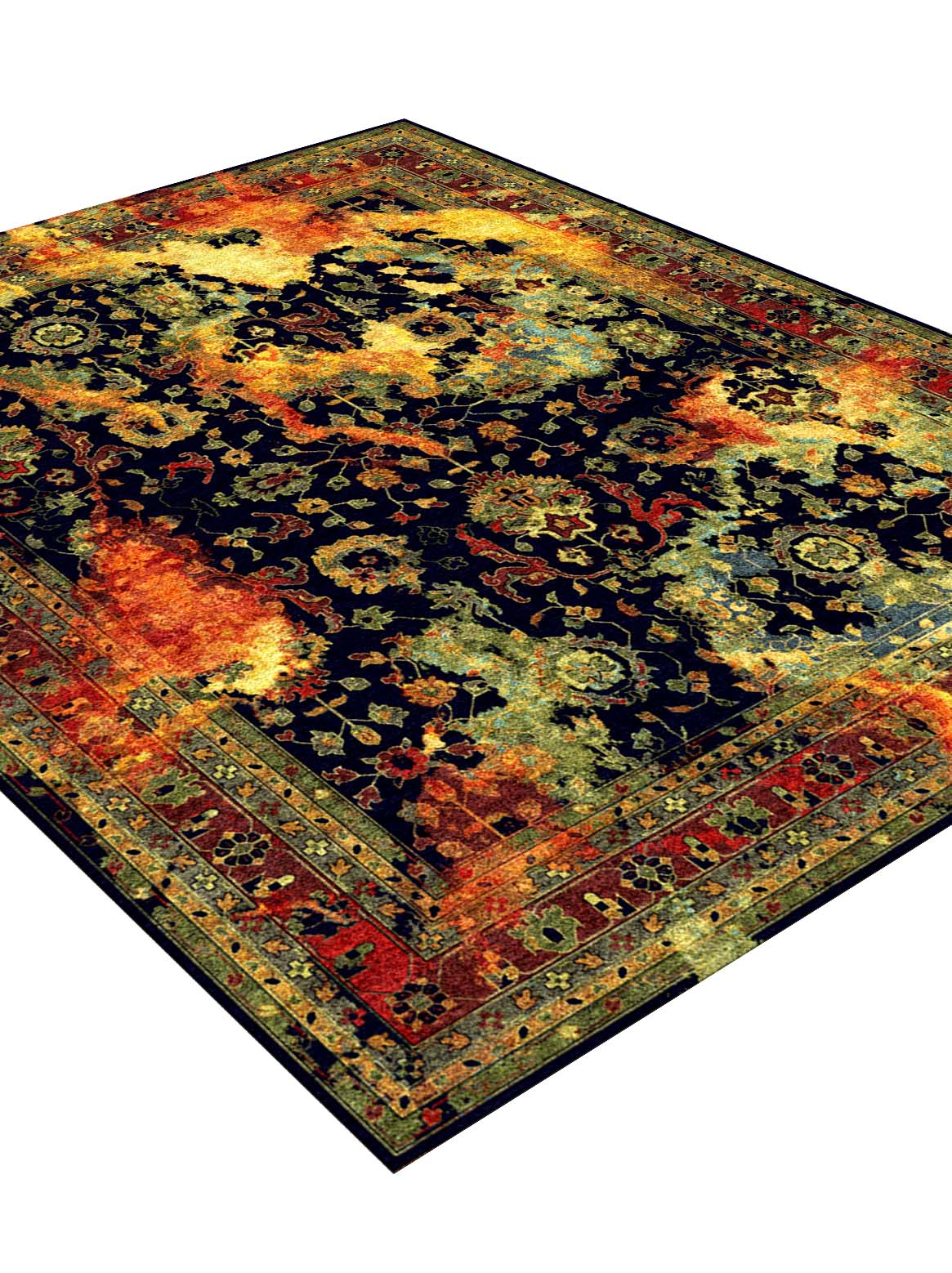 Luxury carpet in Multi color and Custom Size