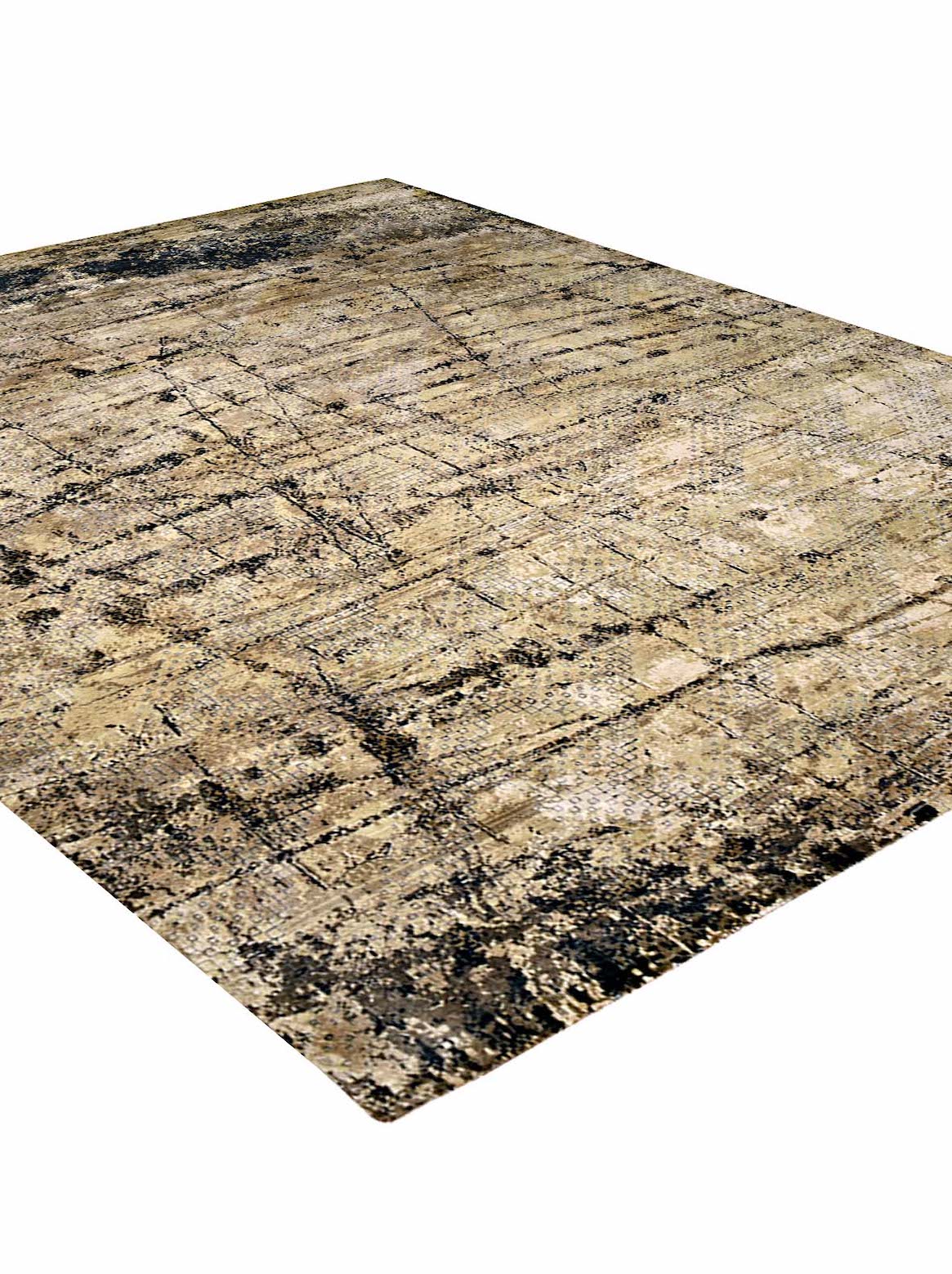 Luxury carpet in Taupe color and 6' x 9' size