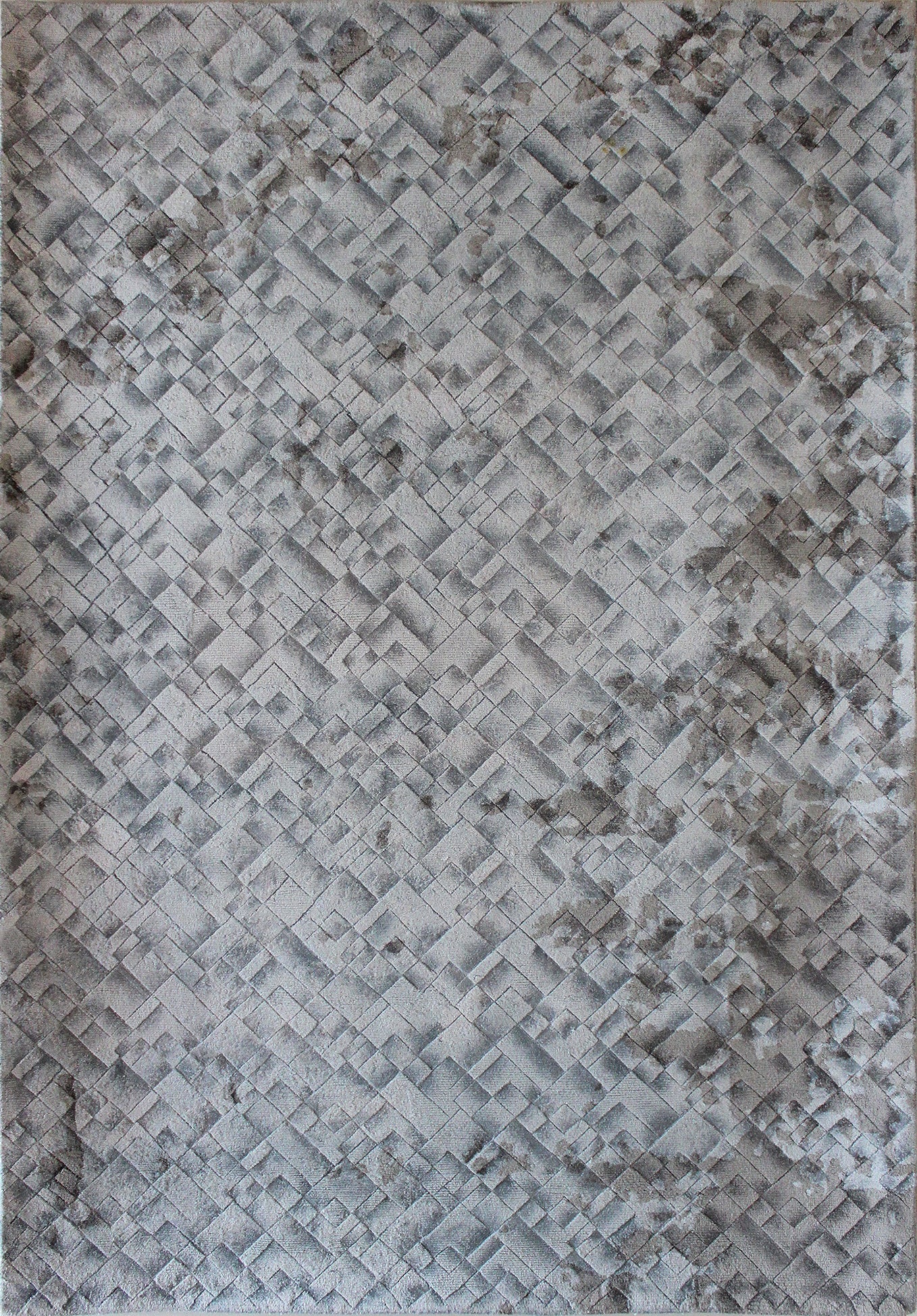 Luxury hand tufted carpet made from 100% Botanical Silk