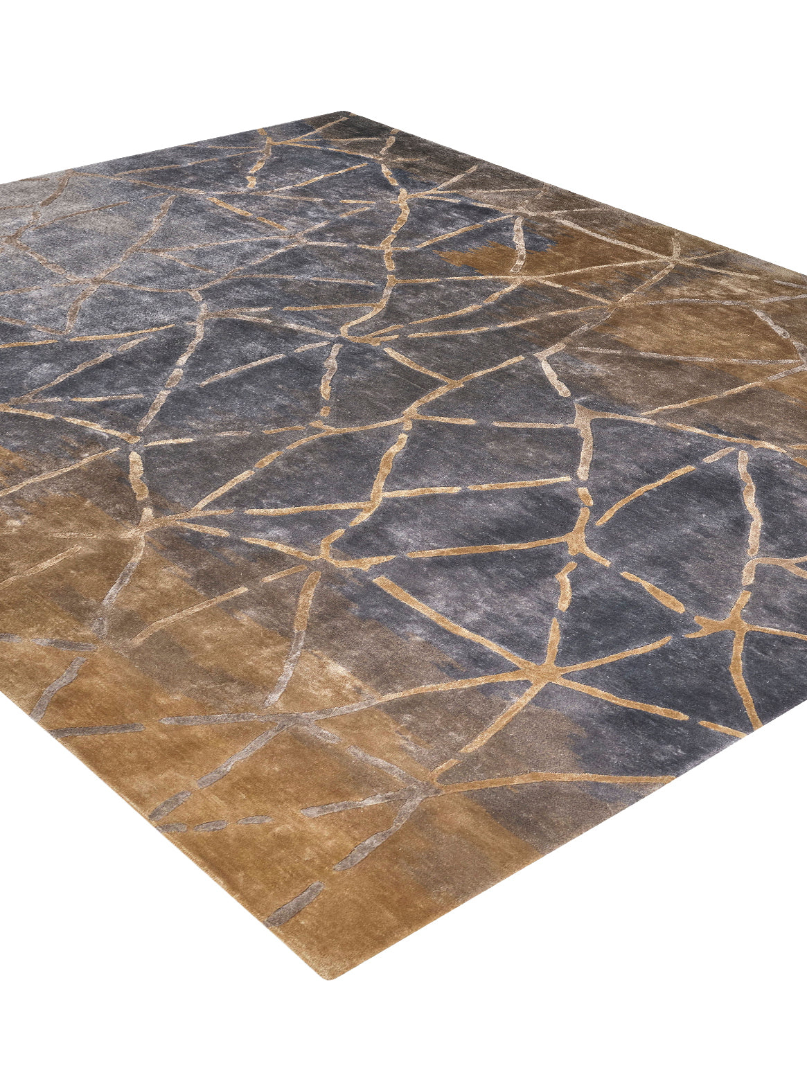 Luxury carpet in BLUE BEIGE color and 4'6" x 6'6" size