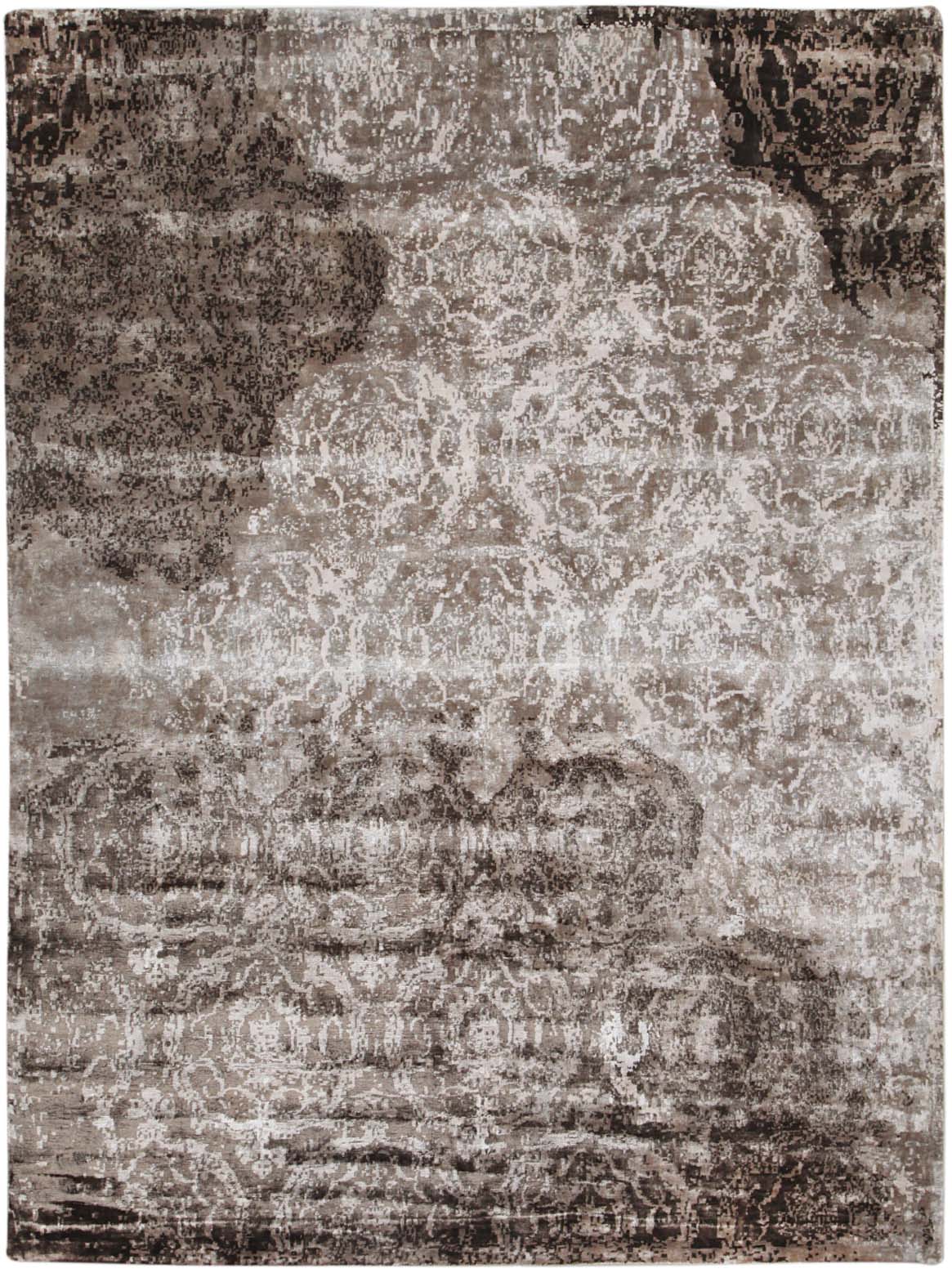 Luxury hand knotted carpet made from Botanical & Bamboo Silk