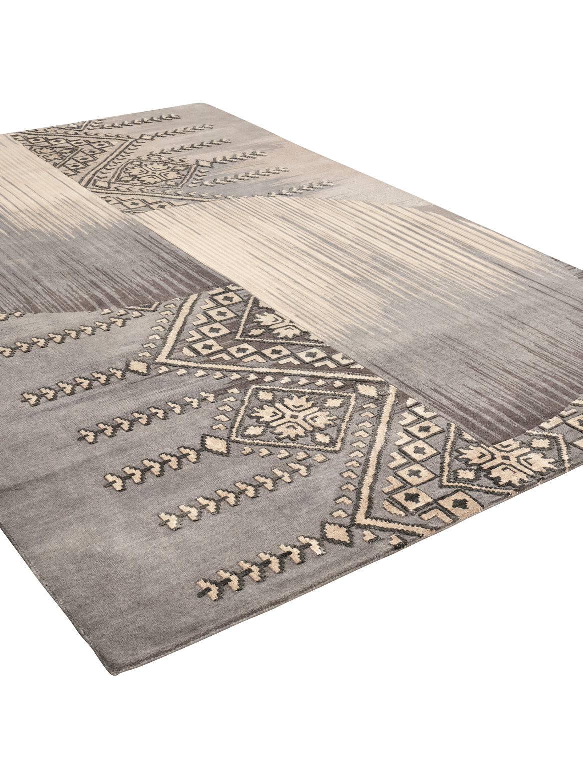 Luxury carpet in Smoke Green color and Custom Size