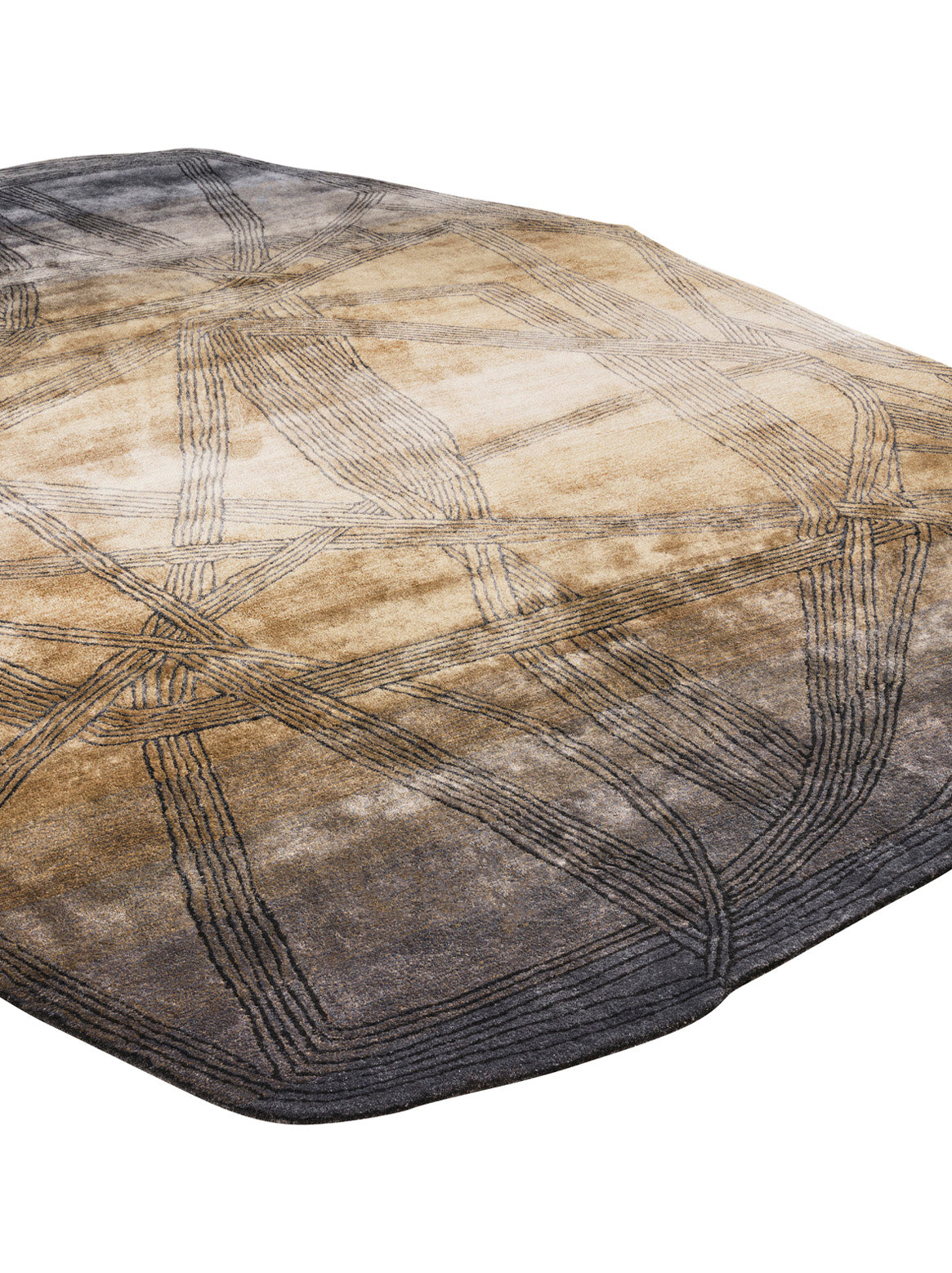 Luxury carpet in Ash Gold color and Custom Size